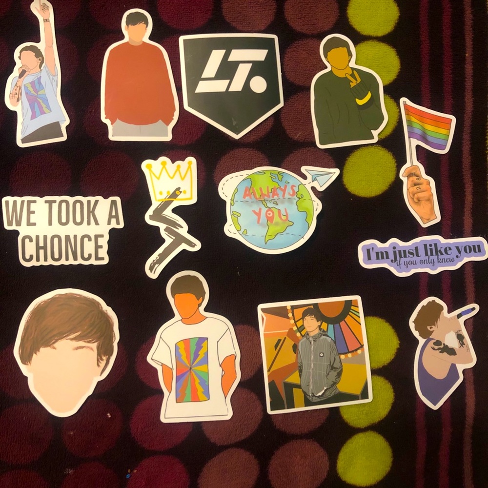 13 louis Tomlinson stickers